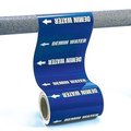 Accuform ROLL FORM PIPE MARKER WATER 8 in x 30FT RPL218PR RPL218PR